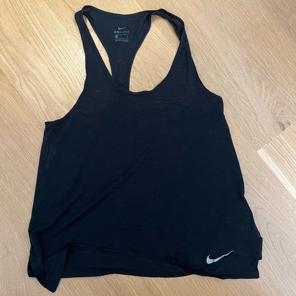 Nike Women's Black Dri-FIT Tank Top